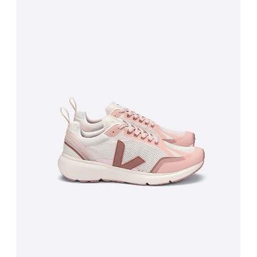 Veja CONDOR 2 ALVEOMESH Women's Shoes Beige/Pink | CA 497PJJ